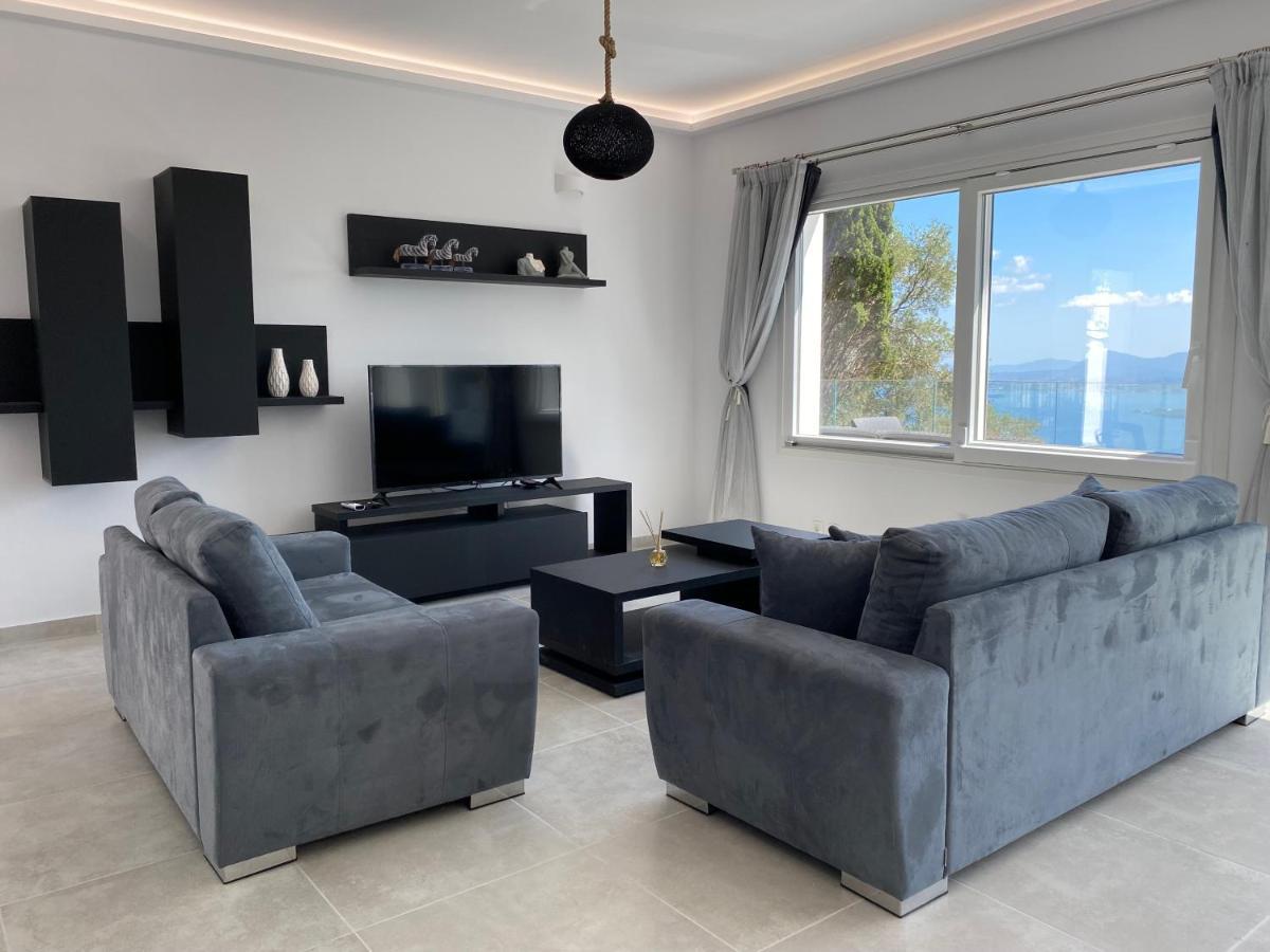 Rizaria Sea View House Villa Szpartílasz Kültér fotó