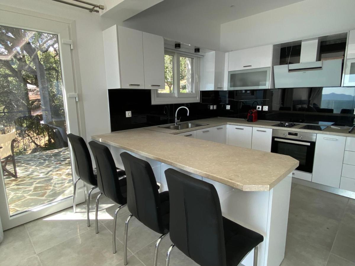 Rizaria Sea View House Villa Szpartílasz Kültér fotó