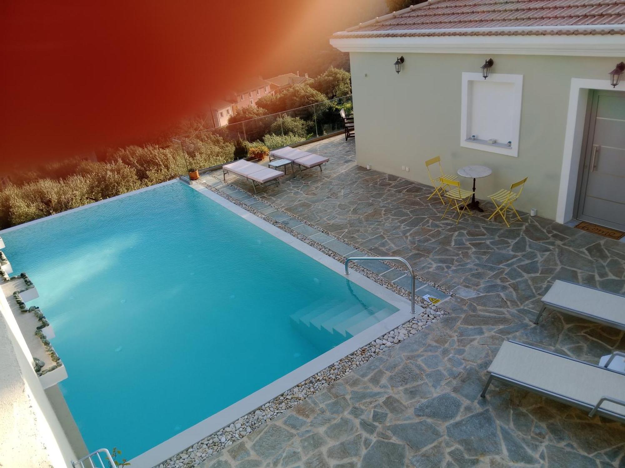 Rizaria Sea View House Villa Szpartílasz Kültér fotó