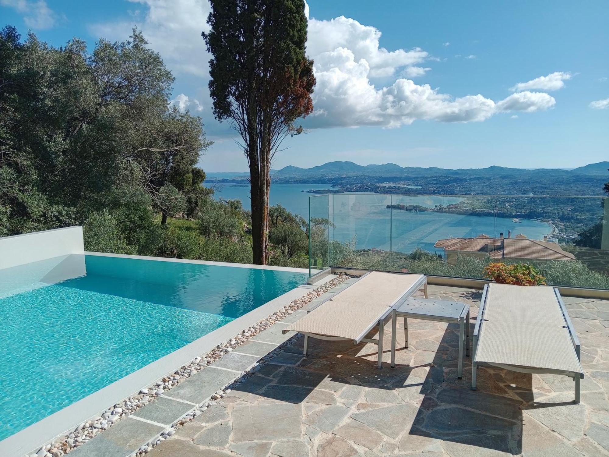 Rizaria Sea View House Villa Szpartílasz Kültér fotó